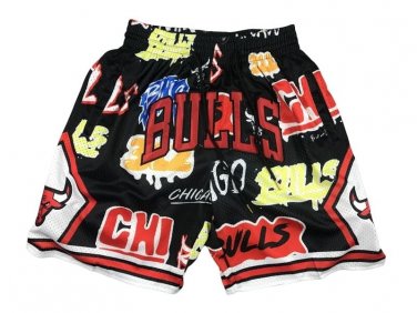 2025 Chicago Bulls Slap Sticker Swingman Shorts