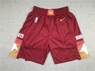 2025 Denver Nuggets City Edition 2021 Swingman Red Shorts
