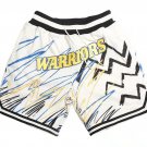 2025 Golden State Warriors Sublimated White Shorts