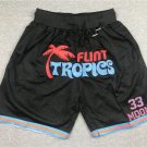 2025 Jackie Moon #33 Movie Flint Tropics Basketball Black Shorts