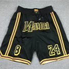 2025 Kobe Bryant 8 24 Los Angeles Lakers MAMBA Black Shorts