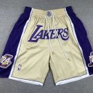 2025 Kobe Bryant Los Angeles Lakers Hardwood Classic 1996-2016 Hall Of Fame Gold Shorts