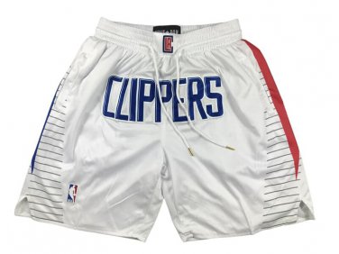 2025 La Clippers Association Swingman White Shorts