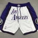2025 Los Angeles Lakers 2022-23 City Edition White Shorts