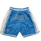 2025 Los Angeles Lakers Light Blue Shorts