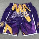 2025 Los Angeles Lakers Shorts Hardwood Classics Hyper Hoops