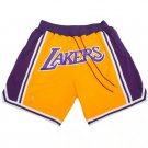2025 Los Angeles Lakers Shorts Yellow