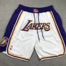 2025 Los Angeles Lakers White Shorts - Association Edition