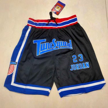 2025 Men's Space Jam #23 Michael Jordan Tune Squad Black Shorts