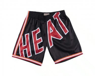 2025 Miami Heat Big Face Shorts Black