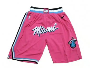2025 Miami Heat Pink Shorts