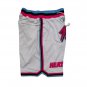 2025 Miami Heat White Throwback Shorts