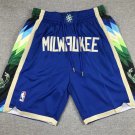 2025 Milwaukee Bucks 2022-23 Blue City Edition Shorts