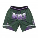 2025 Milwaukee Bucks Green 95-96 Shorts
