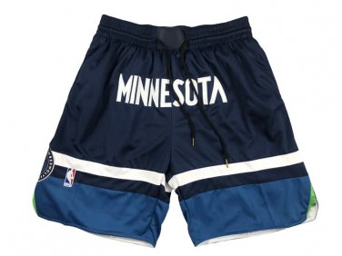 2025 Minnesota Timberwolves Icon Swingman Navy Shorts