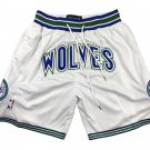 2025 Minnesota Timberwolves White Hardwood Classics Shorts
