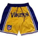 2025 Minnesota Vikings Gold Shorts