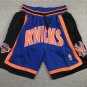 2025 New York Knicks 96-97 Shorts Blue