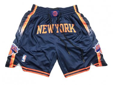 2025 New York Knicks Navy Statement Shorts