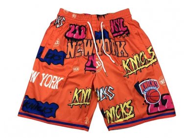 2025 New York Knicks Slap Sticker Swingman Shorts