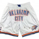 2025 Oklahoma City Thunder White Swingman Shorts