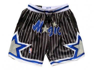 2025 Orlando Magic Black Hardwood Classics Shorts