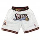 2025 Philadelphia 76ers Shorts White