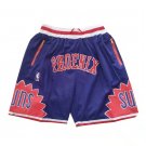 2025 Phoenix Suns Retro Purple Shorts