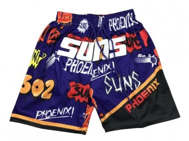 2025 Phoenix Suns Slap Sticker Swingman Shorts