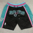 2025 San Antonio Spurs Green Black 90s Shorts