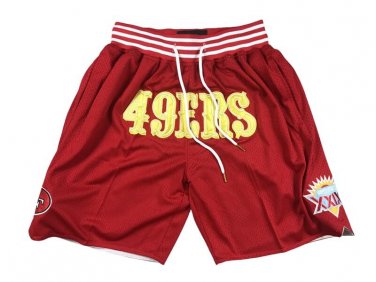 2025 San Francisco 49ers Red Shorts