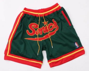 2025 Seattle Supersonics Shorts Green