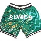 2025 Seattle Supersonics Sublimated Green Shorts