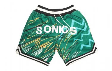 2025 Seattle Supersonics Sublimated Green Shorts