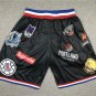 2025 Supreme NBA Teams Logo Shorts Black