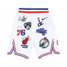 2025 Supreme NBA Teams Logo Shorts White