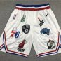 2025 Supreme NBA Teams Logo Shorts White