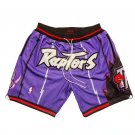 2025 Toronto Raptors Shorts Purple