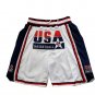 2025 USA 1992 Dream Team Basketball Shorts White