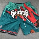 2025 Vancouver Grizzlies Shorts Hardwood Classics 1998 Hyper Hoops – Turquoise