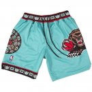 2025 Vancouver Grizzlies Teal Shorts – Retro 90s Basketball Shorts Vintage Classic