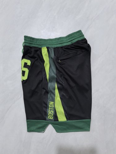 25 Celtic Black City Pocket Soccer Shorts
