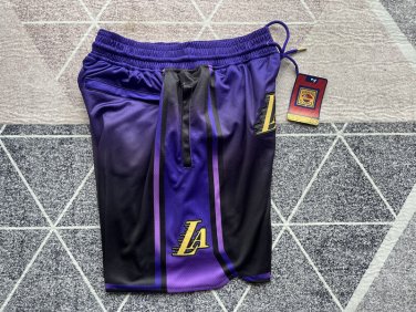 25 City Edition Lakers Purple Pocket Ball Pants with Pockets