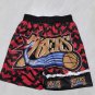 76 person heat transfer black and red pocket ball pants