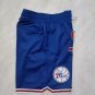 76ers retro color blue pocket ball pants