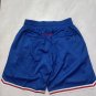 76ers retro color blue pocket ball pants