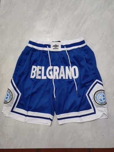 Colorful blue pocket ball pants