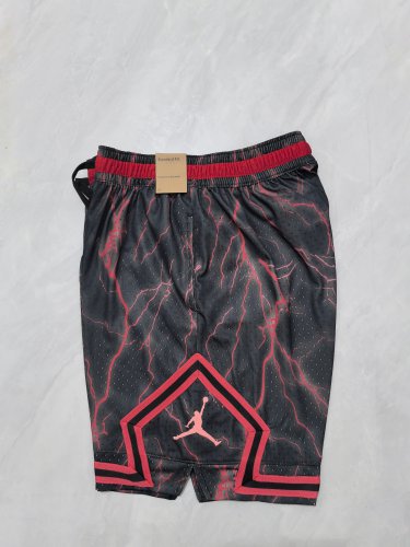 Jordan B-6 Lightning Plum Red Ball Pants