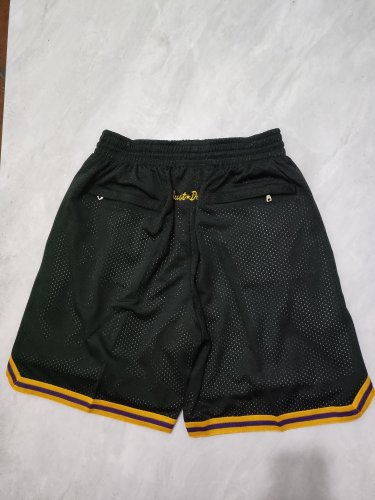 Lakers black retro pocket ball pants