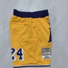 Lakers retro yellow pocket ball pants
